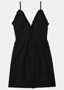Romarin black dress in taffeta Black TARA JARMON US