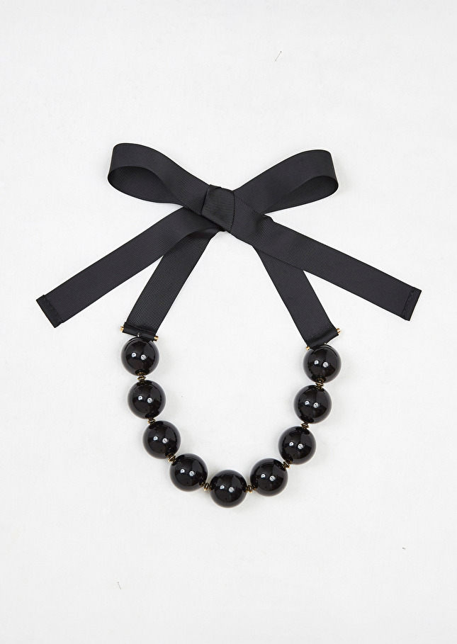 Bella black necklace Black TARA JARMON US