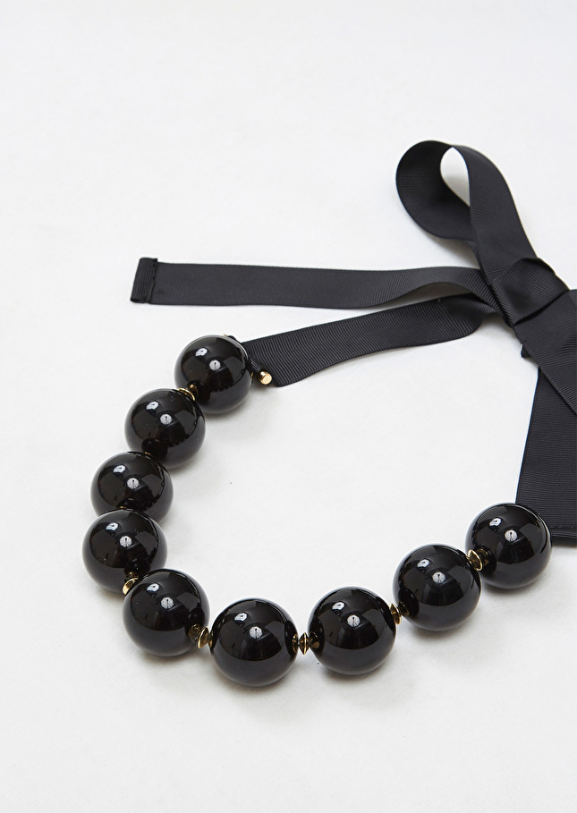 Bella black necklace Black TARA JARMON US