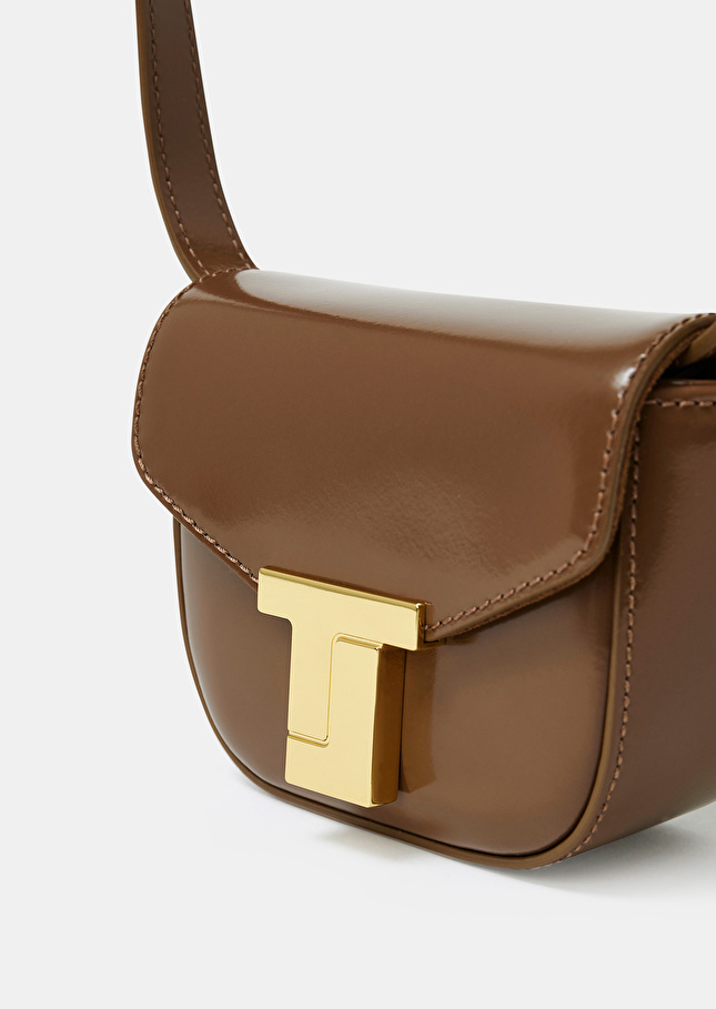 8 bis mini taupe leather bag Taupe color TARA JARMON US