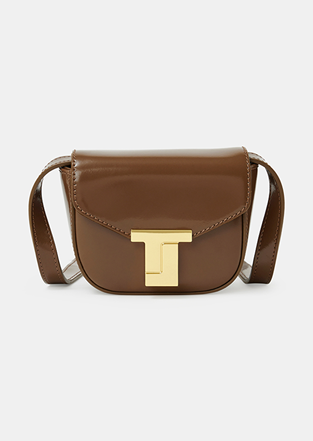 8 bis mini taupe leather bag Taupe color TARA JARMON US