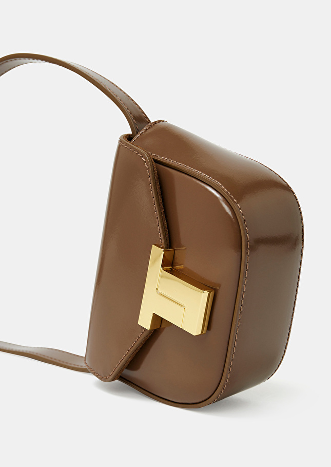8 bis mini taupe leather bag Taupe color TARA JARMON US