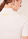 Perla ecru ribbed sweater Blush, Mimosa, Night, Off-white, Pink, Pomme TARA JARMON US