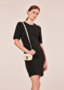 Rayonnante black iridescent cotton dress Steel TARA JARMON US