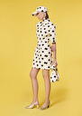 Robin ecru with black polka hearts dress Craie TARA JARMON US