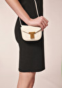 8 bis mini ecru leather bag Black, Craie, Taupe color TARA JARMON US