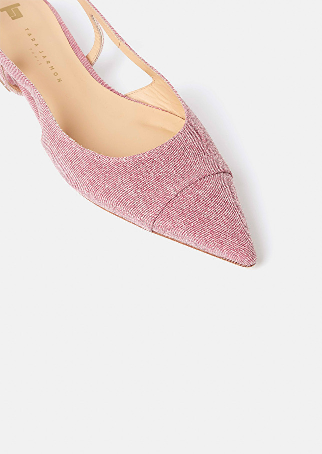 Katia pink denim pumps Blush TARA JARMON US