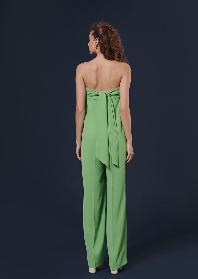 Cœur green crepe jumpsuit Green TARA JARMON US