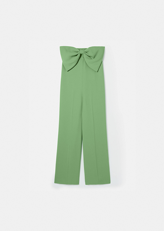 Cœur green crepe jumpsuit Green TARA JARMON US