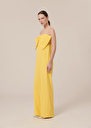 Cœur yellow crepe jumpsuit Craie, Green, Raspberry, Yellow TARA JARMON US