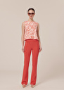 Phoenix coral double canvas pants Coral TARA JARMON US