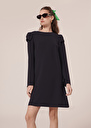 Renato midnight blue crepe dress Green, Nocturnal TARA JARMON US