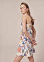 Rebeka blue flower printed dress Blue TARA JARMON US