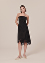 Roy black satin dress Black TARA JARMON US