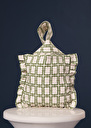 Soledad ecru with green graphic design bag Blush, Off-white TARA JARMON US