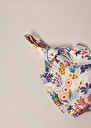 Soledad blue flower printed soft bag Blue, Blush, Off-white TARA JARMON US