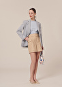Sylviane beige cotton shorts Beige, White TARA JARMON US