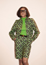 Samuel midnight blue with green graphic design shorts Green TARA JARMON US