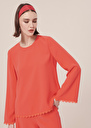 Tazzio coral crepe top Coral TARA JARMON US