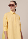Tallulah yellow poplin shirt Vanilla TARA JARMON US