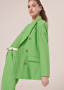 Viola green cold wool suit jacket Green TARA JARMON US