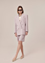 Victoria purple cold wool suit jacket Parma, Yellow TARA JARMON US
