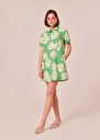 Ritournella green flower printed poplin dress Green TARA JARMON US