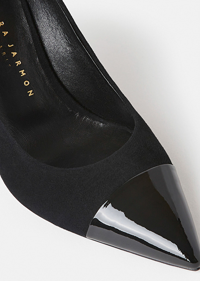 Black leather heels Krystine Black TARA JARMON US