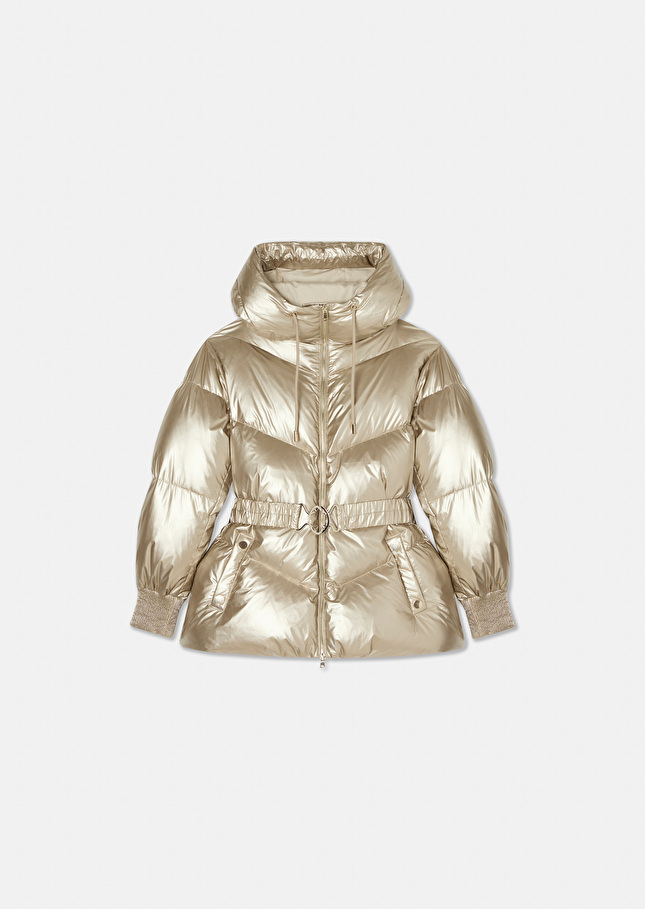 Golden down jacket Dina Champagne TARA JARMON US