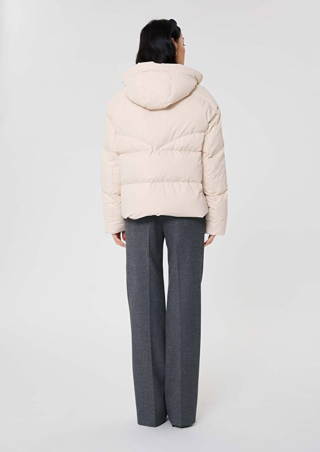 Matte ecru down jacket Dolores Craie TARA JARMON US