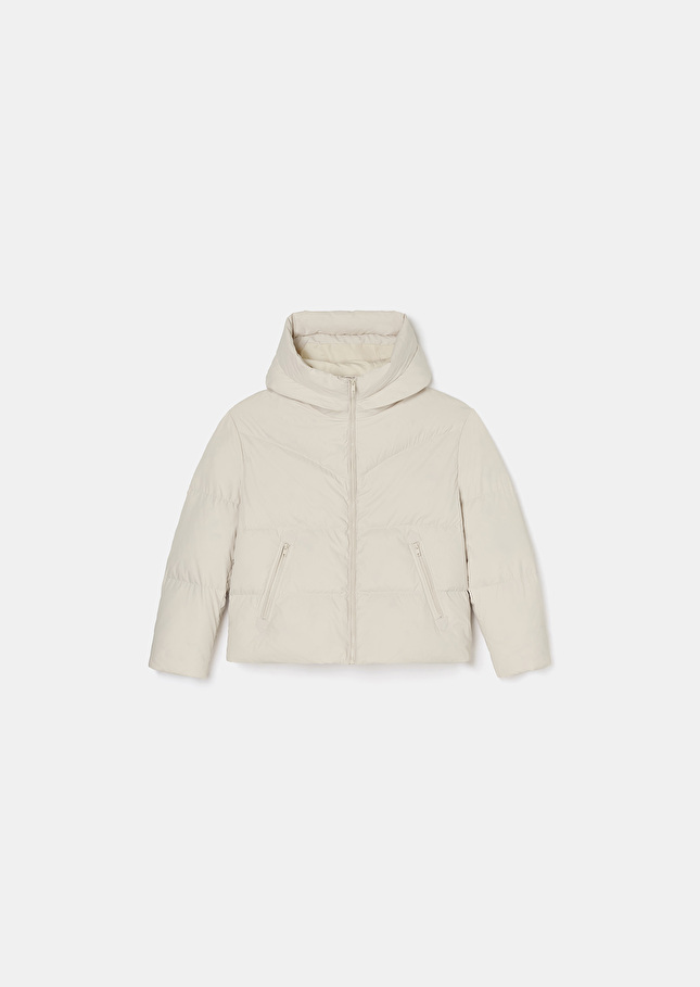 Matte ecru down jacket Dolores Craie TARA JARMON US