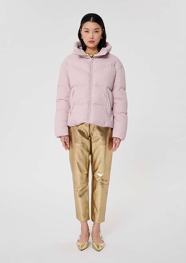 Old pink down jacket Dolores Old pink TARA JARMON US