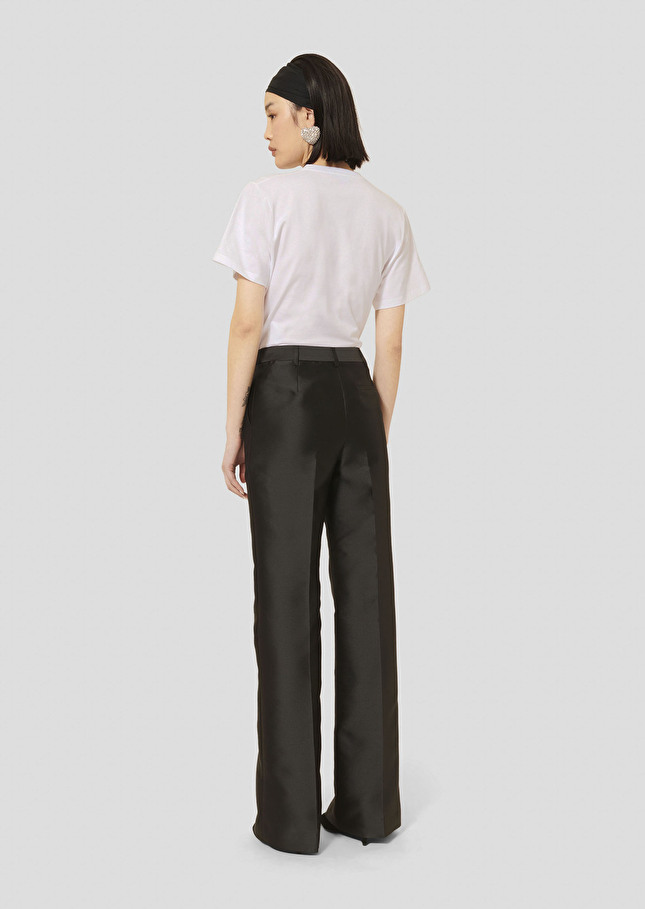 Black satin pants Pitt Black TARA JARMON US