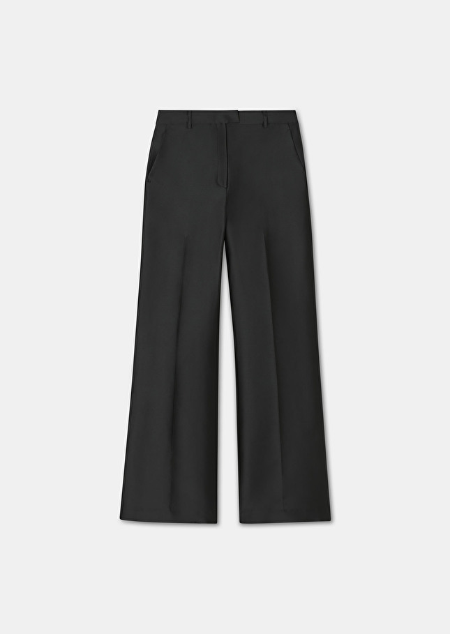 Black satin pants Pitt Black TARA JARMON US