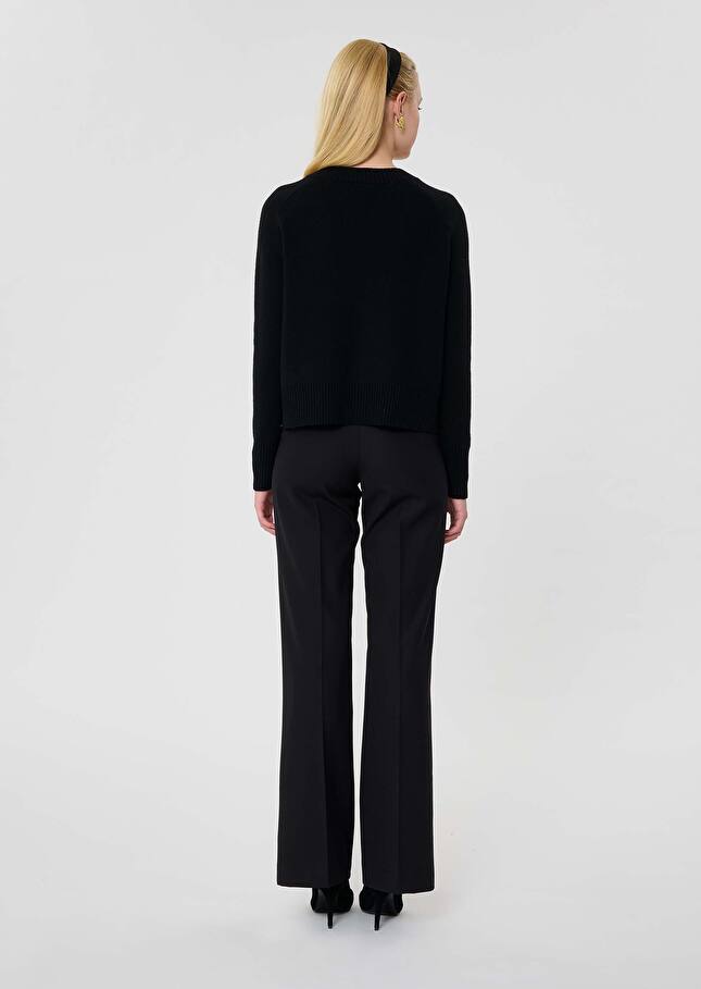 Black wool sweater Promesse Black TARA JARMON US