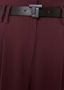 Bis brown smooth leather belt 8 bis Chocolate TARA JARMON US
