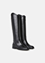 Black leather boots Kayleigh Black, Chocolate TARA JARMON US