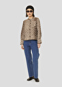 Brown leopard printed shirt Coco Chocolate TARA JARMON US