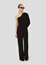 Black crepe jumpsuit Cassiopee Black TARA JARMON US