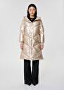 Golden down jacket Darcy Champagne TARA JARMON US