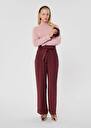 Burgundy crepe pants Pia Burgundy, Green TARA JARMON US