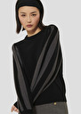 Black sweater in wool and cotton Porthos Black TARA JARMON US