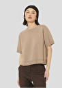 Brown merino wool sweater Pamelia Almond, Green, Nut brown TARA JARMON US