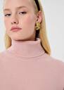 Old pink cashmere cardigan Palia Almond, Blush, Gray grey, Green, Lemon yellow, Night, Old pink TARA JARMON US