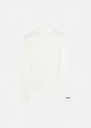 Ecru ribbed sweater Prudie Blush, Céladon, Night, Off-white, Pourpre, Tonka, Vert anglais TARA JARMON US