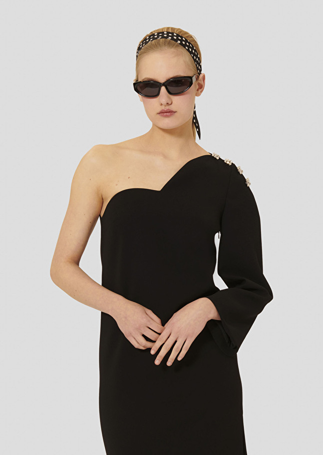 Black crepe dress Renée Black TARA JARMON US
