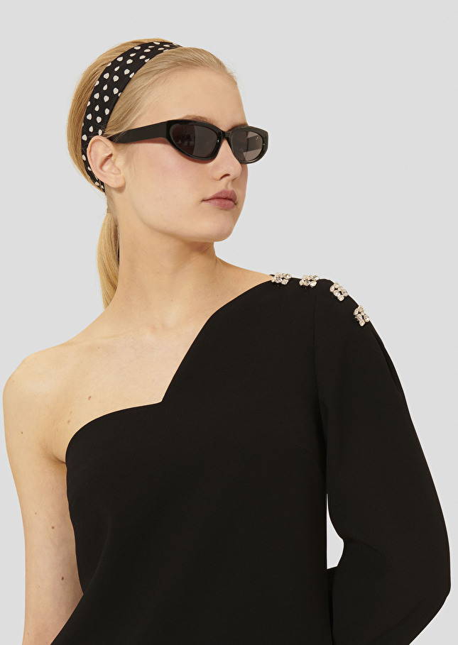 Black crepe dress Renée Black TARA JARMON US