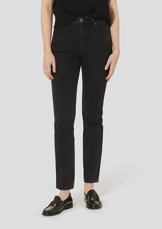 Black denim jeans Josh Charcoal TARA JARMON US