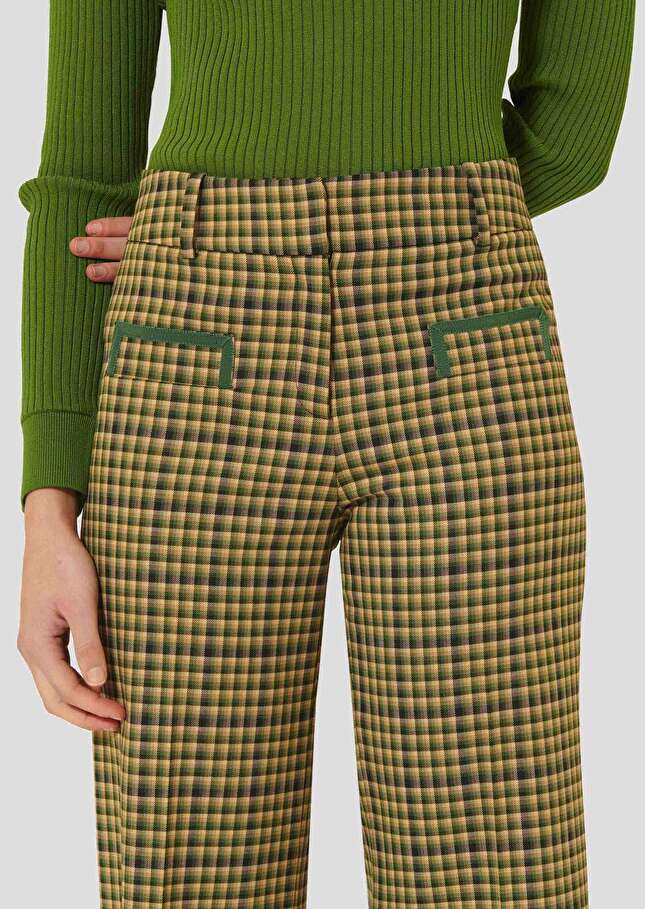 Green tartan pants Penelope Cactus TARA JARMON US