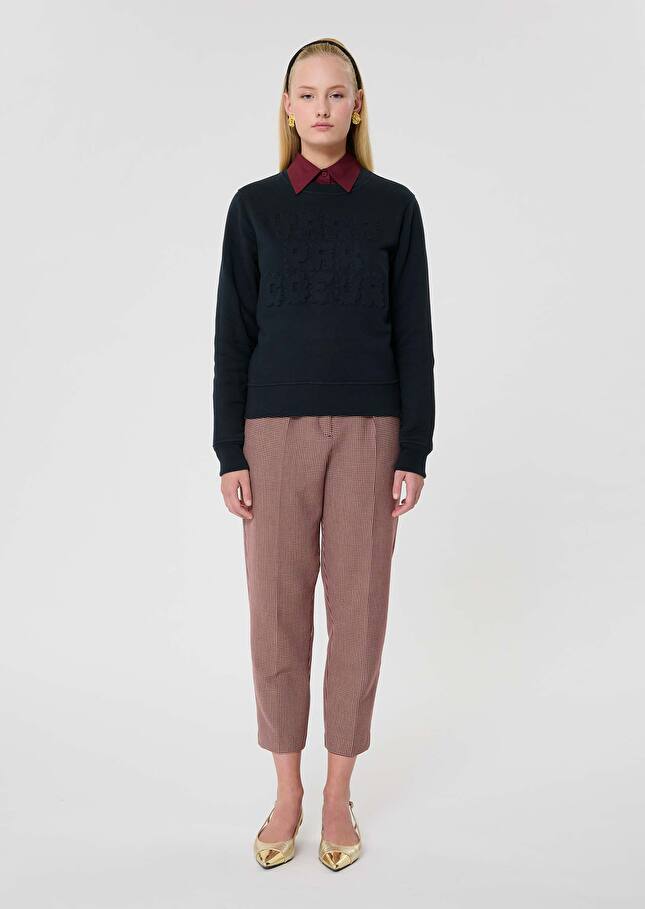 Midnight blue cotton sweater Presto Night TARA JARMON US